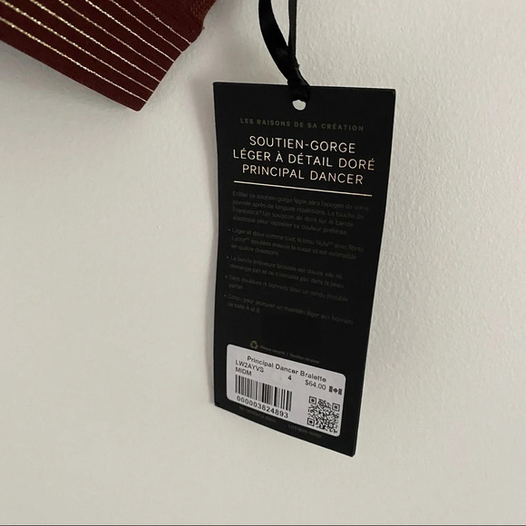 139 🆕 RARE Lululemon Principle Dancer Bralette - Picture 4 of 6